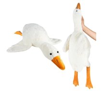 Mīkstā bērnu rotaļlieta, liels plīša spilvens Zoss, 90cm | Plush Goose-shaped Hugging Pillow