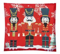 Dekoratīva Ziemassvētku spilvendrāna ar apdruku "Riekstkodis", 40x40 cm | Decorative Christmas pillowcase with print