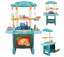 Bērnu Virtuve Rotaļu Virtuves Iekārtas Komplekts ar Piederumiem, 70cm | Kids Toy Kitchen With Accessories