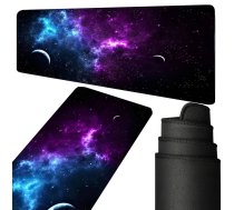 XXL spēļu peles paliktnis ar kosmosa dizainu, 80x30 cm - mouse pad, gaming mouse pad, XXL mouse pad