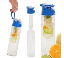 Sporta Tūrisma Ūdens Pudele ar Filtru Nodalījumu Augļiem 800 ml, Zils | Picnic Sport Fitness Fruit Infuser Water Bottle