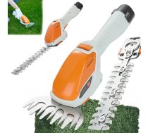 Bezvadu akumulatora zāles un krūmu šķēres, 30x7.5cm | Cordless Battery Grass Hedge Brush Trimmer Shears