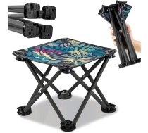 Saliekams tūrisma un makšķerēšanas krēsls, izturīgs - folding stool, camping stool, fishing stool