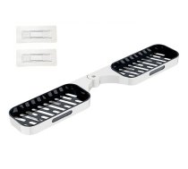 Sienas Plaukts Vannas Istabai un Virtuvei, Melns | Bathroom Shelf For Shower - bathroom storage organizer