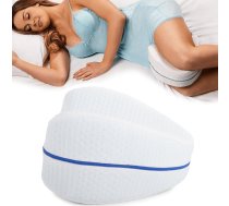 Ergonomiskais Ortopēdiskais Anatomiskais Spilvens Kājām un Ceļgaliem, Balts | Anatomical Orthopedic Knee Leg Cushion Pillow