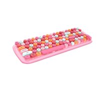 MOFII Candy BT Bezvadu mehāniskā tastatūra klaviatūra ar apgaismojumu Bluetooth/USB, rozā | Wireless Mechanical Keyboard With Backlight