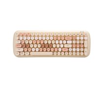 MOFII Candy BT Bezvadu mehāniskā tastatūra klaviatūra ar apgaismojumu Bluetooth/USB, bēšā | Wireless Mechanical Keyboard With Backlight