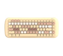 MOFII Candy BT Bezvadu mehāniskā tastatūra klaviatūra ar apgaismojumu Bluetooth/USB, dzeltens | Wireless Mechanical Keyboard With Backlight