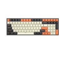 Mehāniskā tastatūra Royal Kludge RK100 RGB, brūns slēdzis (melns-oranža) | Mechanical keyboard brown switch