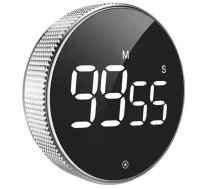 Digitālais virtuves taimeris DA86 ar magnētu, melns - kitchen timer, digital timer, magnetic timer