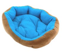 Gulta Dīvāns Guļvieta Kaķim Sunim Dzīvniekam - 33x38cm, Zils | Pet Bed Sofa Sleeping Place for Cat Dog