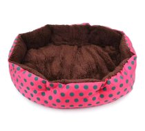 Gulta Dīvāns Guļvieta Kaķim Sunim Dzīvniekam - 35x37cm, Rozā | Pet Bed Sofa Sleeping Place for Cat Dog