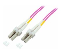 EFB Fiber patch cable LC-LC 50/125 OM4 LSZH Duplex Multimode 2m, 2mm diameter | O0319.2 | 4049759022495