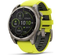 Garmin fenix 8 3.3 cm (1.3") 47 mm Digital 260 x 260 pixels Touchscreen Titanium Wi-Fi GPS (satellite) | 010-02906-21 | 753759339364