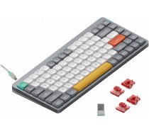 Klawiatura Nuphy - Air75 V2 Wireless Mechanical Keyboard - Bezprzewodowa Klawiatura Mechaniczna Slim Lunar Gray Cowberry | 6976604912961 | 6976604912961