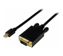 Kabel StarTech DisplayPort Mini - D-Sub (VGA) 1.8m Black (MDP2VGAMM6B) | MDP2VGAMM6B | 0065030852395