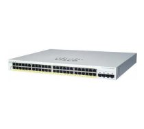 Cisco switch CBS220-48P-4G, 48xGbE RJ45, 4xSFP, PoE+, 382W - REFRESH | CBS220-48P-4G-EU-RF | 889728502870