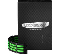CableMod CableMod C-Series Pro ModMesh Sleeved 12V-2x6 12VHPWR Dual StealthSense Cable Kit for Corsair RMi, RMx (Black Label) - Black/hell grn | CM-PCSR-16X2KIT-NKKLG-R-SS | 703670116391