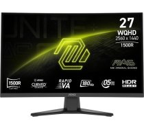 MSI MAG 275CQF E18 - 27" QHD 2560 x 1440 | Rapid VA | 180 Hz | 0.5 ms | Curved | MAG 275CQF E18 | 4711377289573 | UPMSI027XSMC004