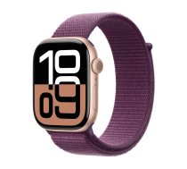 Apple Watch Series 10 GPS 46mm Rose Gold Aluminium Case with Plum Sport Loop MWWV3 EU | 36388212 | 195949565250