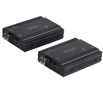 StarTech 4K HDMI USB LWL Extender - bis zu 300m MultiMode - 2x 10G MMF SFP+ Modul - KVM Extension Kit TX/RX | SV565FXHD4KU | 0065030887694