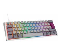 Klawiatura Ducky Ducky One 3 Mist Grey Mini Gaming Tastatur, RGB LED - MX-Silent-Red | DKON2161ST-SDEPDMIWHHC1 | 4711394382400