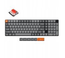Klawiatura Keychron Keychron K17 Max QMK Wireless Custom Mechanical Keyboard RGB Backlight (Hot-Swappable) / Low Profile Gateron Mechanical / Red | K17M-H1 | 4895248888208