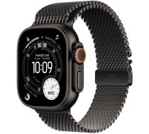 Apple Watch Ultra 3 GPS + Cellular 49mm Black Titanium Case with Black Titanium Milanese Loop - Medium | MF1Q4QF/A | 0195950610871 | Q502-0CN