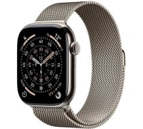 Apple Watch Series 11 GPS + Cellular 42mm Natural Titanium Case with Natural Milanese Loop | MF8P4ZR/A | 0195950629422 | Q502-0AJ
