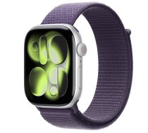 Apple Watch Series 11 GPS 46mm Silver Aluminum Case with Sport Band (purple fog) - M/L | MEVA4ZR/A | 0195950632286