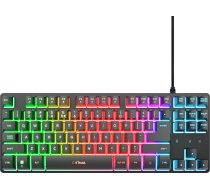 Trust GXT 833 Thado TKL keyboard Gaming USB QWERTY US English Black | 25886 | 8713439258868 | 20881714520