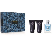 Versace Versace Pour Homme Zestaw woda toaletowa spray 50ml + żel pod prysznic 50ml + balsam po goleniu 50ml | 8011003889211 | 8011003889211