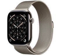 Apple Watch Series 11 GPS + Cellular 46mm Natural Titanium Case with Natural Milanese Loop - M/L | MFD04ZR/A | 0195950629521 | Q502-0C2
