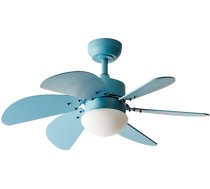 Wentylator sufitowy z lampą LOGAR Z pilotem Blue | 616535 Bel | 4069605020475