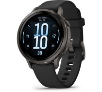 Garmin Venu 4 Smart Watch 41mm, GPS, Black with Dark Gray Silicone Band EU | 010-03013-02 | 753759342869