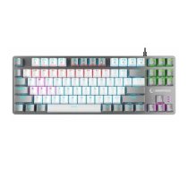 Rampage Snug RGB KRGD Red Mechanical Gaming Keyboard White/Gray | SNUGK14RS-WG | 8680096144431 | KL-G-RMPG-017