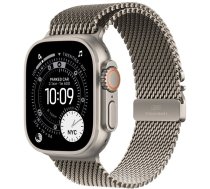 Apple Watch Ultra 3 GPS + Cellular 49mm Natural Titanium Case | Natural Titanium Milanese Loop - S | MEWW4QP/A | 195950609615