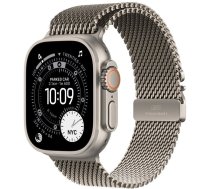 Apple Watch Ultra 3 GPS + Cellular 49mm Natural Titanium Case with Natural Titanium Milanese Loop - Large | MF0E4QP/A | 195950609875 | ATAPPZASU3MF0E4