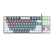 Rampage Snug RGB KRGD Red Mechanical Gaming Keyboard Gray and White | SNUGK14RS-GW | 8680096144417