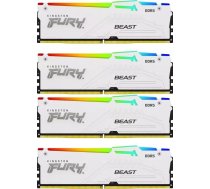 Kingston Fury Beast RGB, DDR5, 128 GB, 5200MHz, CL40 (KF552C40BWAK4-128) | KF552C40BWAK4-128 | 0740617335101
