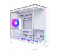 Montech KING 15 PRO PC Case, Mini Case, mATX, Tempered Glass, RGB - White | GEMT-062 | 4710562746242 | KING 15 PRO (W)