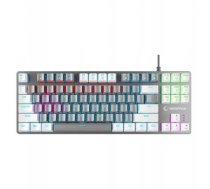 Rampage Snug RGB KRGD Blue Mechanical Gaming Keyboard Gray and White | SNUGK14BS-GW | 8680096144400 | KL-G-RMPG-016