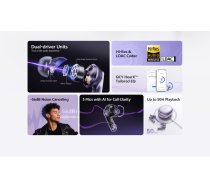 TWS QCY MeloBuds N70 headphones (purple) | HT18 Purple | 6957141410882 | 081507