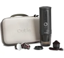 Outin Nano Portable Espresso Machine, 80ml, 7500mAh, Travel Set, Space Gray EU | OTEM-01-SG-Bag | 1240000018707 | AGDM-EKS-OUIN-004