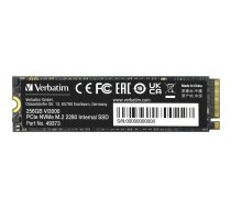 Verbatim Vi3000 PCIe NVM M.2 SSD 256 GB 3100/1300MB/s | DQVE49373PLG | 023942493730 | DGVRBWK25649373