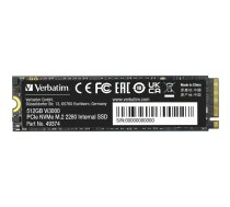 Verbatim Vi3000 512GB M.2 2280 PCI-E x4 Gen3 NVMe (49374) | 49374 | 023942493747