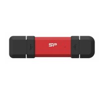 Silicon Power DS72 USB flash drive 250 GB USB Type-A / USB Type-C 3.2 Gen 2 (3.1 Gen 2) Red | SP250GBUC3S72VPR | 4713436162568