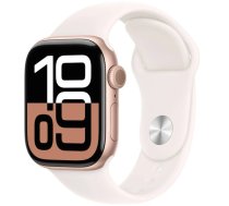 APPLE Watch Series 10 GPS + Cellular 42mm Rose Gold Aluminium Case with Light Blush Sport Band - M/L | MWXA3QF/A | 0195949563935
