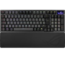 ASUS ROG Azoth 96 HE Wireless Analog Gaming Keyboard - Hot-Swap ROG HFX V2 Magnetic es, USB-C, 2.4Ghz, Bluetooth, 8000 Hz sampling rate, OLED touchscreen | 4711636009126 | 4711636009126
