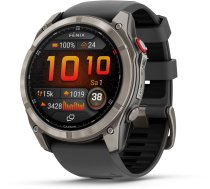Garmin fēnix 8 Pro 3.56 cm (1.4") AMOLED 51 mm Digital 454 x 454 pixels Touchscreen Graphite, Titanium Wi-Fi GPS (satellite) | 010-03199-11 | 0753759351007 | Q512-09V